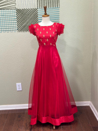 Long Dress –  Party Wear Dress - Festive & Wedding Ethnic Wear