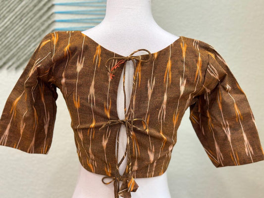 Cocktail Blouse for Saree – Pattern Blouse- Artisan Silk Blouse – Festive & Wedding Ethnic Wear