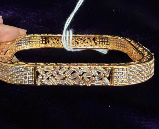 Diamond Bangles Bridal Jewelry Costume silver jewelry Alloy based Jewelry  - SHABURIS Fashion Jewelry