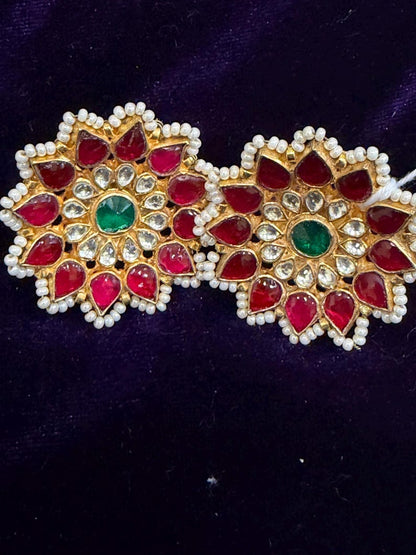 Diamond Earrings Bridal Jewelry Costume silver jewelry Alloy based Jewelry  - SHABURIS Fashion Jewelry