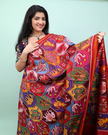 Patola saree with blouse