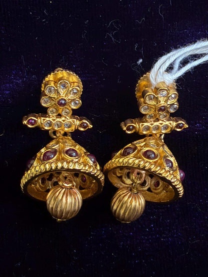 Diamond Earrings Bridal Jewelry Costume silver jewelry Alloy based Jewelry  - SHABURIS Fashion Jewelry