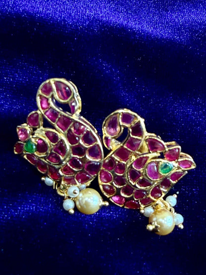 Diamond Earrings Bridal Jewelry Costume silver jewelry Alloy based Jewelry  - SHABURIS Fashion Jewelry