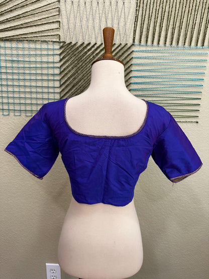 Cocktail Blouse for Saree – Pattern Blouse- Artisan Silk Blouse – Festive & Wedding Ethnic Wear