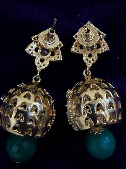 Diamond Earrings Bridal Jewelry Costume silver jewelry Alloy based Jewelry  - SHABURIS Fashion Jewelry