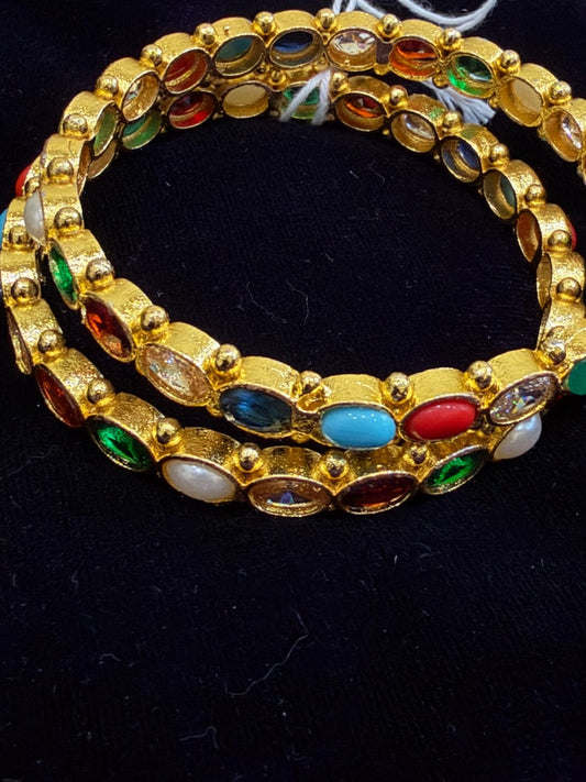 Diamond Bangles Bridal Jewelry Costume silver jewelry Alloy based Jewelry  - SHABURIS Fashion Jewelry