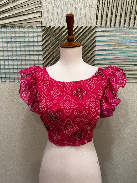 Cocktail Blouse for Saree – Pattern Blouse- Artisan Silk Blouse – Festive & Wedding Ethnic Wear
