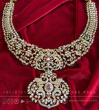 Diamond Necklace Silver Jewelry Statement Jewelry Indian Jewelry Designs - SHABURIS