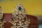 Chandbali , Latest Indian Jewelry,South Indian Jewelry,Pure silver Jhumkas Indian,Indian Earrings,Indian Wedding Jewelry -NIHIRA-SHABURIS