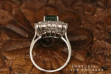Diamond ring ,engagement ring,Pure silver ring Indian,Indian wedding ring,Indian Wedding Jewelry -NIHIRA-SHABURIS