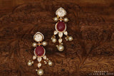 Polki Diamond jhumka,polki Diamond Jhumka Jewelry,sabyasachi Jewelry inspired Jhumka Earrings,Jhumki, indian jewellery Designs -NIHIRA