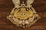 Temple LakshmiJewelry,Pure Silver Jewelry Indian ,Lakshmi Pendent ,Big pendent,Antique Jewelry,Indian Temple Jewelry-NIHIRA-SHABURIS