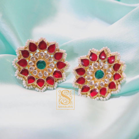 Latest Indian Jewelry,Gold Plated Jewellery Indian ,Artificial Jewellery,lyte weight Indian Bridal,Indian Wedding Jewelry-NIHIRA-SHABURIS