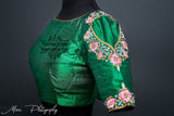 Designer blouse | Maggamwork Blouse | Indian Bridal Blouse | from HoneyBee Handlooms