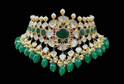 Bollywood Jewelry,Pure Silver Jewellery Indian ,Indian Choker,Kundan Necklace,Indian Bridal,Indian Wedding Jewelry-NIHIRA-SHABURIS