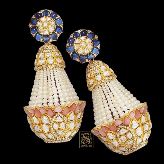 Passa Jewelry,Passa Jewellery,Pure Silver Jewellery ,Passa Earrings,Pakistani Jewelry,Indian Bridal,Indian Wedding Jewelry-NIHIRA-SHABURIS