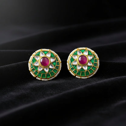 Diamond Studs Diamond Earrings Simple Studs Pearl Studs 925 Silver Earrings Silver Jewelry - SHABURIS