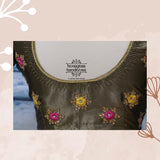 Gold Blouse| Saree Blouse |Maggam Work Blouse | saree stitched Blouse| Bollywood Blouse | Zardosi Work Blouse | HoneyBee Handlooms
