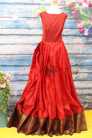 Indian Girls Dress | Pattu Frock for kids | Indian Kids Girl Dress | Indian Kids Dress | Maxi Dress |Kids Long Frock| Kids Ethnicwear|Nihira