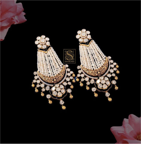 Passa Jewelry,Passa Jewellery,Pure Silver Jewellery ,Passa Earrings,Pakistani Jewelry,Indian Bridal,Indian Wedding Jewelry-NIHIRA-SHABURIS