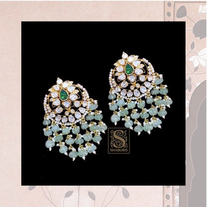 Indian Silver Jewelry,South Indian Jewellery,South Indian Jewelry,Chandbali,indian Bridal jewellery Designs,Indian Wedding-NIHIRA-SHABURIS