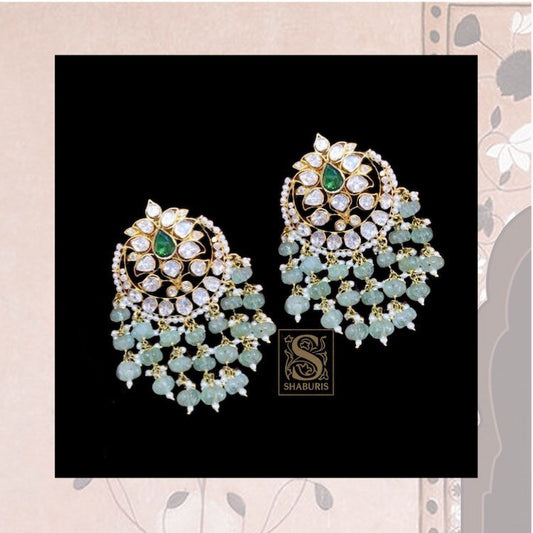 Indian Silver Jewelry,South Indian Jewellery,South Indian Jewelry,Chandbali,indian Bridal jewellery Designs,Indian Wedding-NIHIRA-SHABURIS