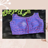 Ikkat Saree blouse | Indian blouse | Indian saree blouse | Silk Saree blouse | Bollywood blouse | Trendy saree Blouse | HoneyBee Handlooms