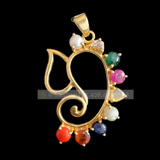 Latest Indian Jewelry,Pure Silver Jewellery Indian ,Ganesha pendent,charm jewelry,Indian Bridal,Indian Wedding Jewelry-NIHIRA-SHABURIS