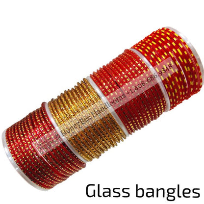 Seemantham Bangles|Indian Glass Bangles|amma vari bangles|return gift Bangles |Baby shower glass bangles decor|Glass Bangles -24 bangles