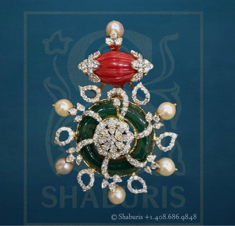Latest Indian Jewelry,Pure Silver Jewellery Indian ,Ganesha pendent,charm jewelry,Indian Bridal,Indian Wedding Jewelry-NIHIRA-SHABURIS