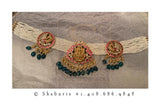 Latest Indian Jewelry,Pure Silver Jewellery Indian ,Pearl Choker,Temple Jewelry,Indian Bridal,Indian Wedding Jewelry-NIHIRA-SHABURIS