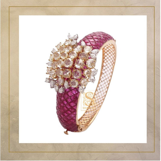 Indian Jewellery Designs,South Indian Jewellery,South Indian Jewelry,Bracelet Bangle,latest indian jewellery Designs - NIHIRA-SHABURIS