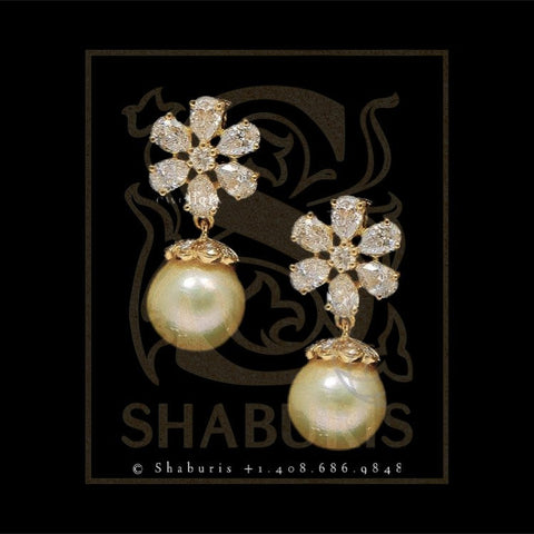 Pure Silver Jewellery Indian ,pearl jewelry ,Swarovski Studs,Indian Bridal,Indian Wedding Jewelry,kids jewelry-NIHIRA-SHABURIS