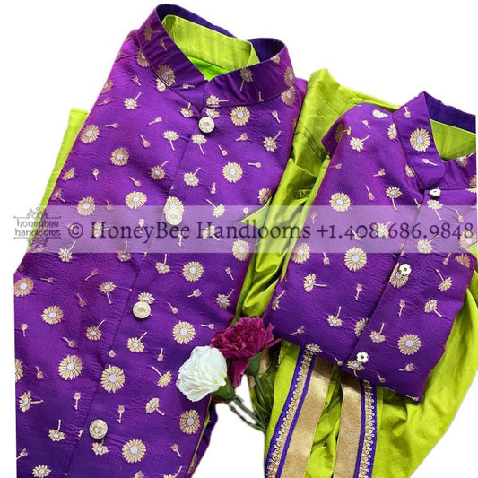 Dad Son Combo Indian outfits| new born baby boy indian outfit | Indian Kids Boys Outfit | Kids Indian Clothing | New Born Kids Indian