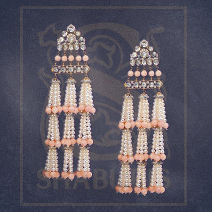 Indian Jewellery Designs,South Indian Jewellery,Indian Jewelry,Coral dangler,indian jewelry online,latest indian jewellery - NIHIRA-SHABURIS