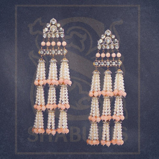 Indian Jewellery Designs,South Indian Jewellery,Indian Jewelry,Coral dangler,indian jewelry online,latest indian jewellery - NIHIRA-SHABURIS