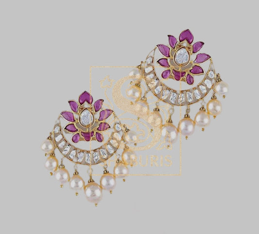 Indian Silver Jewelry,South Indian Jewellery,South Indian Jewelry,Chandbali,indian Bridal jewellery Designs,Indian Wedding-NIHIRA-SHABURIS