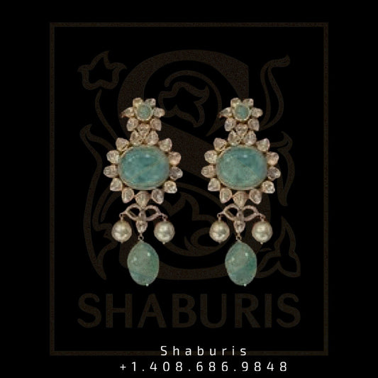 Charm Jewelry,Pure Silver Jewellery Indian , Daily Wear Stud,Indian casual Jewelry,Indian Silver Jewellery,diamond jewelry -NIHIRA
