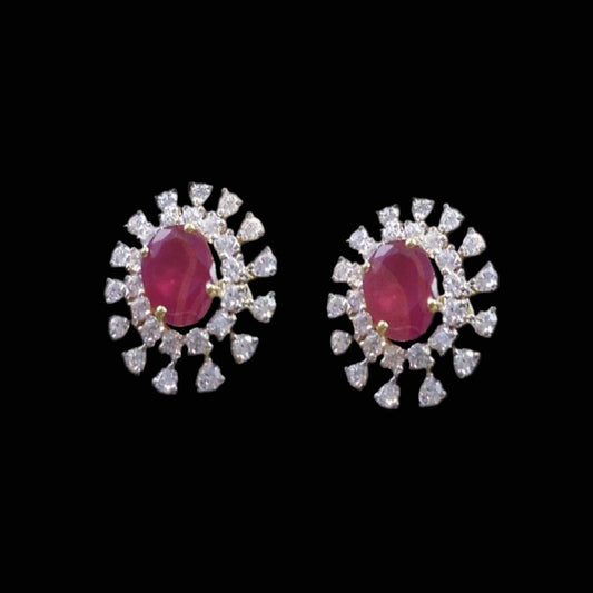 Bridal earrings indian Pure Silver Jewellery Indian ,big stud Earrings,Big Indian earrings,Indian Bridal,Indian Wedding Jewelry