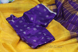 Lyte Weight Pattu Saree blouse -Pattu Blouse -Kuppadam Tissue Saree blouse -Saree Blouse -Yellow Saree Blouse -Purple Blouse-Silk Saree