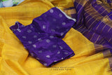 Lyte Weight Pattu Saree blouse -Pattu Blouse -Kuppadam Tissue Saree blouse -Saree Blouse -Yellow Saree Blouse -Purple Blouse-Silk Saree