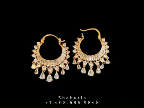 Chandbali hoops,hoop jewelry,lyte weight jewelry,party wear jewelry,cocktail jewelry,western jewelry,fusion jewelry,sterling silver jewelry