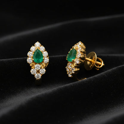 Diamond Studs Diamond Earrings Simple Studs Pearl Studs 925 Silver Earrings Silver Jewelry - SHABURIS