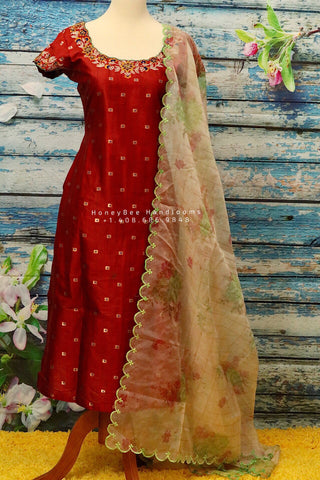 salwar kameez,Indian Designer Kurta,Indian Dress for women,Indian Stitched Dress for Women, Indian Partywear Dress organza duppatta