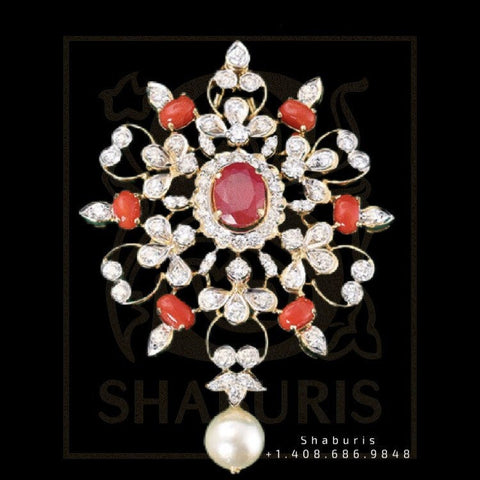 Indian Jewelry,Pure Silver Jewellery Indian ,coral Pendent,Big Indian Pendent,charm jewelry,gem stone jewelry,gem jewlry