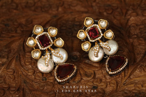 Diamond stud,oversized stud,big stud,swarovski,south sea pearl earring,party wear earrings,designer jewelry,hand picked jewelry,handmade