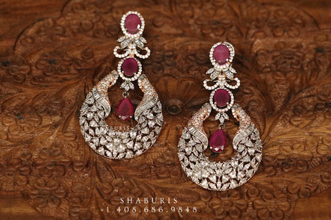 Diamond jhumka,big jhumka,swarovski,south sea pearl earring,party wear earrings,designer jewelry,hand picked jewelry,celebrity jewelry