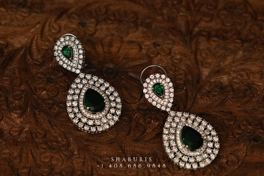 Diamond jhumka,big jhumka,swarovski,south sea pearl earring,party wear earrings,designer jewelry,hand picked jewelry,celebrity jewelry