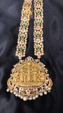 Raam parivar,ramparivar,temple Jewelery,southindian temple Jewelery,Traditional indian Jewelery,Polki haram,Pure silver jewelry-NIHIRA