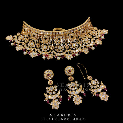Latest Indian Jewelry,Gold Plated Jewellery Indian ,Artificial Jewellery,lyte weight Indian Bridal,Indian Wedding Jewelry-NIHIRA-SHABURIS